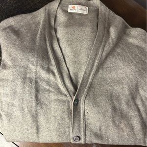 Byford Men's Cashmere Cardigan (Vintage) GREY
